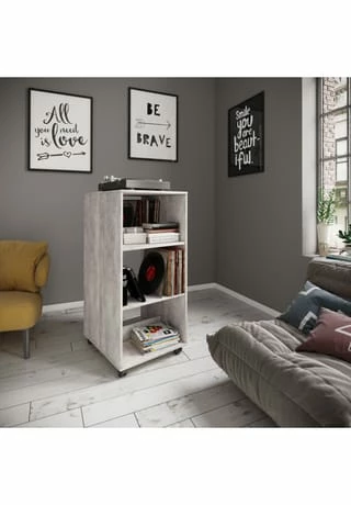 VCM. - My Home Regal Sideboard Raumteiler Rollen Trinsa Gesamt: Breite 62cm, Höhe 115cm, Tiefe 112cm 3 VCM. - My Home Regal Sideboard Raumteiler Rollen Trinsa Gesamt: Breite 62cm, Höhe 115cm, Tiefe 112cm – Bild 3