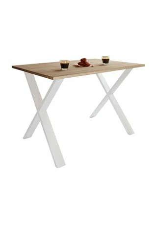 VCM. - My Home Premium Holz Esstisch Küchentisch Speisetisch Tisch Xona X Weiß 1 VCM. - My Home Premium Holz Esstisch Küchentisch Speisetisch Tisch Xona X Weiß