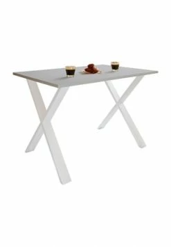 VCM. - My Home Premium Holz Esstisch Küchentisch Speisetisch Tisch Xona X Weiß