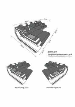 SOFA DREAMS Ecksofa Leder Ravenna Schwarz-pink 9 SOFA DREAMS Ecksofa Leder Ravenna Schwarz-pink -Wohn-esszimmer Verkäufe unnamed file 520