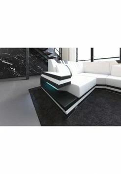 SOFA DREAMS Wohnlandschaft Leder Ravenna Weiß-schwarz 8 SOFA DREAMS Wohnlandschaft Leder Ravenna Weiß-schwarz -Wohn-esszimmer Verkäufe unnamed file 535
