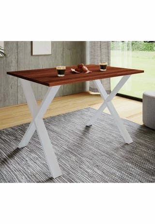 VCM. - My Home Premium Holz Esstisch Küchentisch Speisetisch Tisch Xona X Weiß 3 VCM. - My Home Premium Holz Esstisch Küchentisch Speisetisch Tisch Xona X Weiß – Bild 3