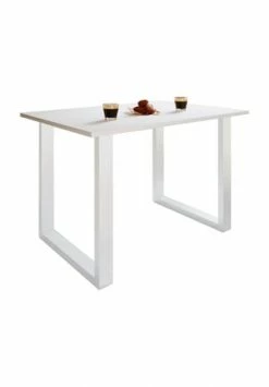 VCM. - My Home Premium Holz Esstisch Küchentisch Speisetisch Tisch Xona U Weiß