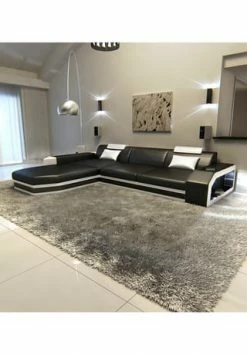 SOFA DREAMS Ecksofa Leder Prato Schwarz-weiß 8 SOFA DREAMS Ecksofa Leder Prato Schwarz-weiß -Wohn-esszimmer Verkäufe unnamed file 554