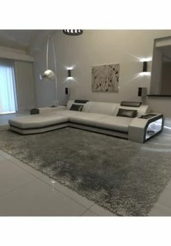 SOFA DREAMS Ecksofa Leder Prato Weiß-schwarz 8 SOFA DREAMS Ecksofa Leder Prato Weiß-schwarz -Wohn-esszimmer Verkäufe unnamed file 559