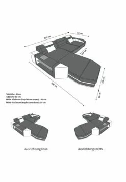 SOFA DREAMS Ecksofa Leder Prato Weiß-schwarz 9 SOFA DREAMS Ecksofa Leder Prato Weiß-schwarz -Wohn-esszimmer Verkäufe unnamed file 560