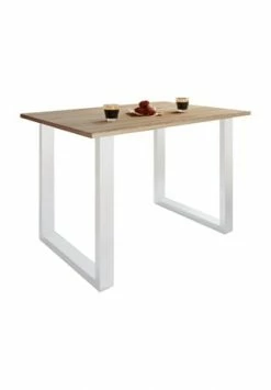 VCM. - My Home Premium Holz Esstisch Küchentisch Speisetisch Tisch Xona U Weiß