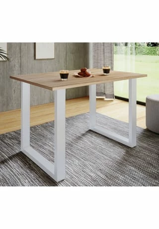 VCM. - My Home Premium Holz Esstisch Küchentisch Speisetisch Tisch Xona U Weiß 3 VCM. - My Home Premium Holz Esstisch Küchentisch Speisetisch Tisch Xona U Weiß – Bild 3