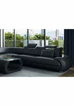 SOFA DREAMS XXL Wohnlandschaft Leder Rimini Schwarz 10 SOFA DREAMS XXL Wohnlandschaft Leder Rimini Schwarz -Wohn-esszimmer Verkäufe unnamed file 643