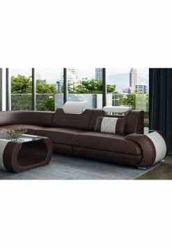 SOFA DREAMS XXL Wohnlandschaft Leder Rimini Braun-weiss 10 SOFA DREAMS XXL Wohnlandschaft Leder Rimini Braun-weiss -Wohn-esszimmer Verkäufe unnamed file 664