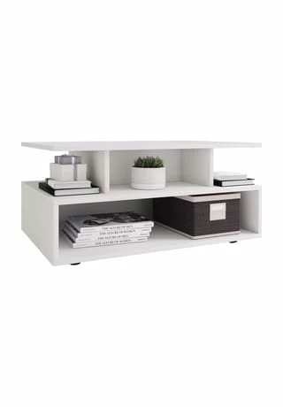 VCM. - My Home Holz Hoher Sofatisch Hoch Couchtisch Wohnzimmertisch Beistelltisch Ablage Esila Weiß 1 VCM. - My Home Holz Hoher Sofatisch Hoch Couchtisch Wohnzimmertisch Beistelltisch Ablage Esila Weiß