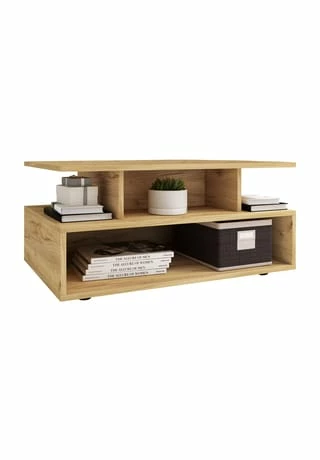 VCM. - My Home Holz Hoher Sofatisch Hoch Couchtisch Wohnzimmertisch Beistelltisch Ablage Esila Honig-Eiche 1 VCM. - My Home Holz Hoher Sofatisch Hoch Couchtisch Wohnzimmertisch Beistelltisch Ablage Esila Honig-Eiche