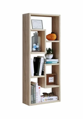 VCM. - My Home Holz Standregal Bücherregal Medienregal Aufbewahrung Raumteiler Deko Regal Vilo Gesamt: Breite 36cm, Höhe 92cm, Tiefe 15cm 1 VCM. - My Home Holz Standregal Bücherregal Medienregal Aufbewahrung Raumteiler Deko Regal Vilo Gesamt: Breite 36cm, Höhe 92cm, Tiefe 15cm