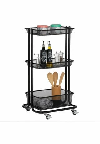 IDIMEX Küchenwagen Mit 3 Körben VALIENTE Gesamt: Breite 43cm, Höhe 79cm, Tiefe 34cm 4 IDIMEX Küchenwagen Mit 3 Körben VALIENTE Gesamt: Breite 43cm, Höhe 79cm, Tiefe 34cm – Bild 4