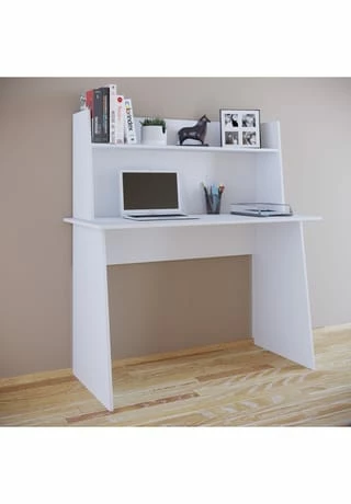 VCM. - My Office Holz Schreibtisch Büro Regal Hoher Computertisch Hoch Büroregal Masola Maxi A Gesamt: Breite 106cm, Höhe 50cm, Tiefe 26cm 3 VCM. - My Office Holz Schreibtisch Büro Regal Hoher Computertisch Hoch Büroregal Masola Maxi A Gesamt: Breite 106cm, Höhe 50cm, Tiefe 26cm – Bild 3