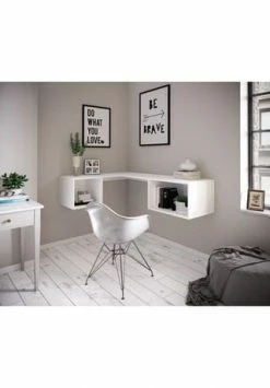 VCM. - My Office Holz Hänge Schreibtisch Wandschreibtisch Computertisch Wandmontage Sandis Gesamt: Breite 110cm, Höhe 36cm, Tiefe 45cm -Wohn-esszimmer Verkäufe unnamed file 806