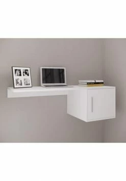 VCM. - My Office Holz Hänge Schreibtisch Wandschreibtisch Computertisch Wandmontage Homis Gesamt: Breite 110cm, Höhe 36cm, Tiefe 45cm -Wohn-esszimmer Verkäufe unnamed file 814