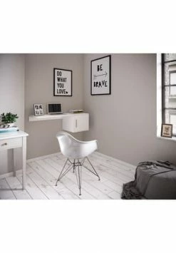 VCM. - My Office Holz Hänge Schreibtisch Wandschreibtisch Computertisch Wandmontage Homis Gesamt: Breite 110cm, Höhe 36cm, Tiefe 45cm -Wohn-esszimmer Verkäufe unnamed file 815