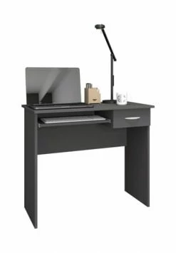 VCM. - My Office Holz Schreibtisch Computertisch Tastaturauszug Schublade Bürotisch Arusa Gesamt: Breite 85cm, Höhe 75cm, Tiefe 50cm