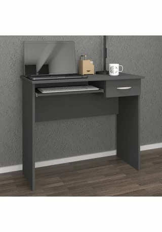 VCM. - My Office Holz Schreibtisch Computertisch Tastaturauszug Schublade Bürotisch Arusa Gesamt: Breite 85cm, Höhe 75cm, Tiefe 50cm 2 VCM. - My Office Holz Schreibtisch Computertisch Tastaturauszug Schublade Bürotisch Arusa Gesamt: Breite 85cm, Höhe 75cm, Tiefe 50cm – Bild 2