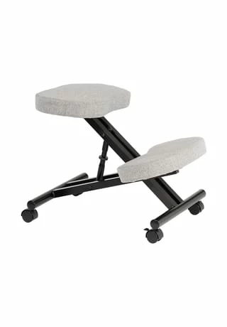 IDIMEX Kniestuhl WOLFGANG In Versch. Farben ROBERT Grau/schwarz 1 IDIMEX Kniestuhl WOLFGANG In Versch. Farben ROBERT Grau/schwarz