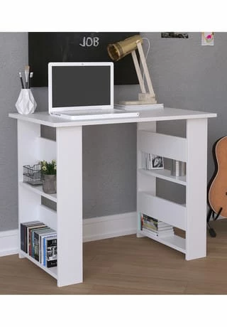 VCM. - My Office Holz Schreibtisch Computertisch Arbeitstisch Bürotisch Büro Tisch Efilo Gesamt: Breite 90cm, Höhe 74cm, Tiefe 56cm 2 VCM. - My Office Holz Schreibtisch Computertisch Arbeitstisch Bürotisch Büro Tisch Efilo Gesamt: Breite 90cm, Höhe 74cm, Tiefe 56cm – Bild 2