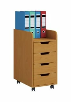 VCM. - My Office Rollcontainer Beistellcontainer Bürocontainer Rollen Rollbar Schublade KonalMini Gesamt: Breite 33cm, Höhe 65cm, Tiefe 40cm