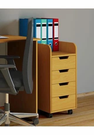 VCM. - My Office Rollcontainer Beistellcontainer Bürocontainer Rollen Rollbar Schublade KonalMini Gesamt: Breite 33cm, Höhe 65cm, Tiefe 40cm 2 VCM. - My Office Rollcontainer Beistellcontainer Bürocontainer Rollen Rollbar Schublade KonalMini Gesamt: Breite 33cm, Höhe 65cm, Tiefe 40cm – Bild 2