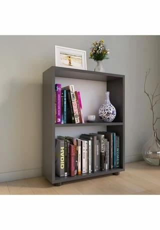 VCM. - My Office Holz Büroregal Stand Regal Bücherregal Deko Bücher Standregal Bulas 2 Fächer Gesamt: Breite 49cm, Höhe 74cm, Tiefe 32cm 2 VCM. - My Office Holz Büroregal Stand Regal Bücherregal Deko Bücher Standregal Bulas 2 Fächer Gesamt: Breite 49cm, Höhe 74cm, Tiefe 32cm – Bild 2