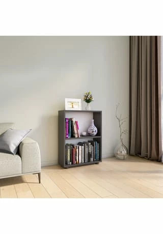 VCM. - My Office Holz Büroregal Stand Regal Bücherregal Deko Bücher Standregal Bulas 2 Fächer Gesamt: Breite 49cm, Höhe 74cm, Tiefe 32cm 3 VCM. - My Office Holz Büroregal Stand Regal Bücherregal Deko Bücher Standregal Bulas 2 Fächer Gesamt: Breite 49cm, Höhe 74cm, Tiefe 32cm – Bild 3