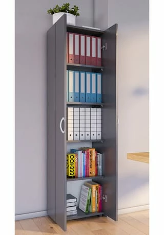 VCM. - My Office Büroschrank Bücher Ordner Aktenschrank Büromöbel Schrank Ulas 5-fach Drehtüren Gesamt: Breite 70cm, Höhe 74cm, Tiefe 40cm 2 VCM. - My Office Büroschrank Bücher Ordner Aktenschrank Büromöbel Schrank Ulas 5-fach Drehtüren Gesamt: Breite 70cm, Höhe 74cm, Tiefe 40cm – Bild 2