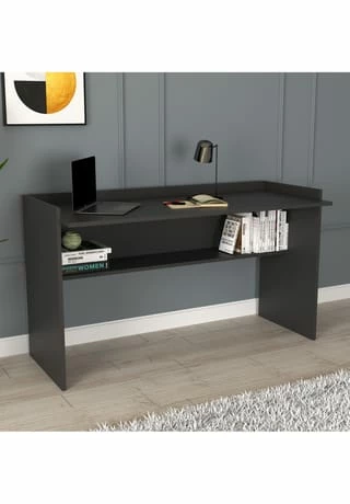 VCM. - My Office Holz Schreibtisch Computertisch Arbeitstisch Bürotisch Büro Ablagefach TilusXL Gesamt: Breite 140cm, Höhe 80cm, Tiefe 54cm 2 VCM. - My Office Holz Schreibtisch Computertisch Arbeitstisch Bürotisch Büro Ablagefach TilusXL Gesamt: Breite 140cm, Höhe 80cm, Tiefe 54cm – Bild 2