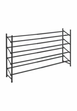 WENKO® Schuhregal "Hero", 4 Fächer, Anti-Rutsch, Ausziehbar Schwarz 7 WENKO® Schuhregal "Hero", 4 Fächer, Anti-Rutsch, Ausziehbar Schwarz -Wohn-esszimmer Verkäufe unnamed file 899