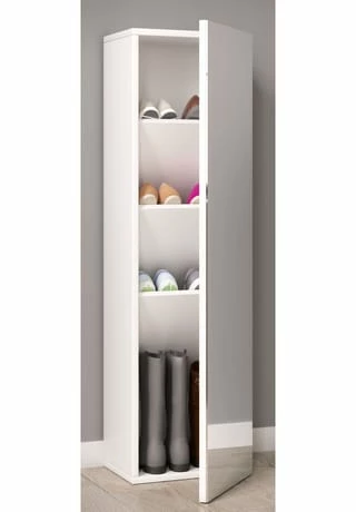 VCM. - My Home Holz Schuhschrank Schuhkommode Schuhregal Schuhständer Spiegel Sipos Ll L Weiß 3 VCM. - My Home Holz Schuhschrank Schuhkommode Schuhregal Schuhständer Spiegel Sipos Ll L Weiß – Bild 3