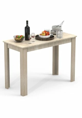 VCM. - My Home Holz Esstisch Küchentisch Tisch Esal 110 X 50 Cm Sonoma-Eiche 2 VCM. - My Home Holz Esstisch Küchentisch Tisch Esal 110 X 50 Cm Sonoma-Eiche – Bild 2