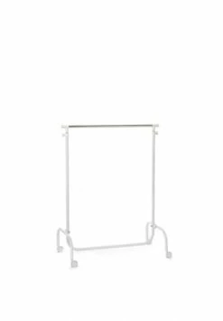 IDIMEX Kleiderständer Auf Rollen, Höhenverstellbar TIGER Weiß -Wohn-esszimmer Verkäufe unnamed file 914