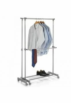 IDIMEX Garderobenständer Auf Rollen, Verstellbar LONDON Grau, Chrom 7 IDIMEX Garderobenständer Auf Rollen, Verstellbar LONDON Grau, Chrom -Wohn-esszimmer Verkäufe unnamed file 919