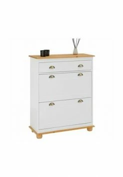 IDIMEX Schuhkipper In Weiß/braun, 2 Klappen COLMAR Weiß/ Braun