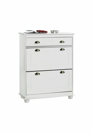 IDIMEX Schuhkipper Mit 2 Kippfächern In Weiß COLMAR Weiß 1 IDIMEX Schuhkipper Mit 2 Kippfächern In Weiß COLMAR Weiß