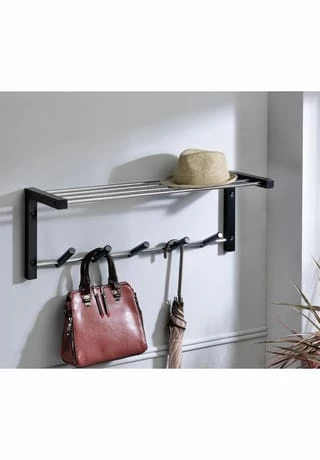 IDIMEX Wandgarderobe ANDORRA Modernes Design In Schwarz ANDORRA 2 IDIMEX Wandgarderobe ANDORRA Modernes Design In Schwarz ANDORRA – Bild 2