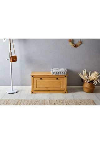 IDIMEX Schuhbank Mexico Möbel, Aus Kiefernholz TEQUILA Natur 4 IDIMEX Schuhbank Mexico Möbel, Aus Kiefernholz TEQUILA Natur – Bild 4