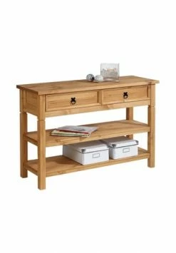 IDIMEX Konsole Mit 1 Schubladen Und 2 Ablageflächen TEQUILA Braun