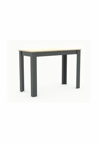 VCM. - My Home Holz Esstisch Küchentisch Tisch Esal 110 X 50 Cm Anthrazit / Honig-Eiche 3 VCM. - My Home Holz Esstisch Küchentisch Tisch Esal 110 X 50 Cm Anthrazit / Honig-Eiche – Bild 3