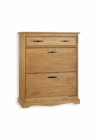 IDIMEX Schuhkommode, Kiefer Massiv, Gebeizt SANTIAGO Natur 1 IDIMEX Schuhkommode, Kiefer Massiv, Gebeizt SANTIAGO Natur